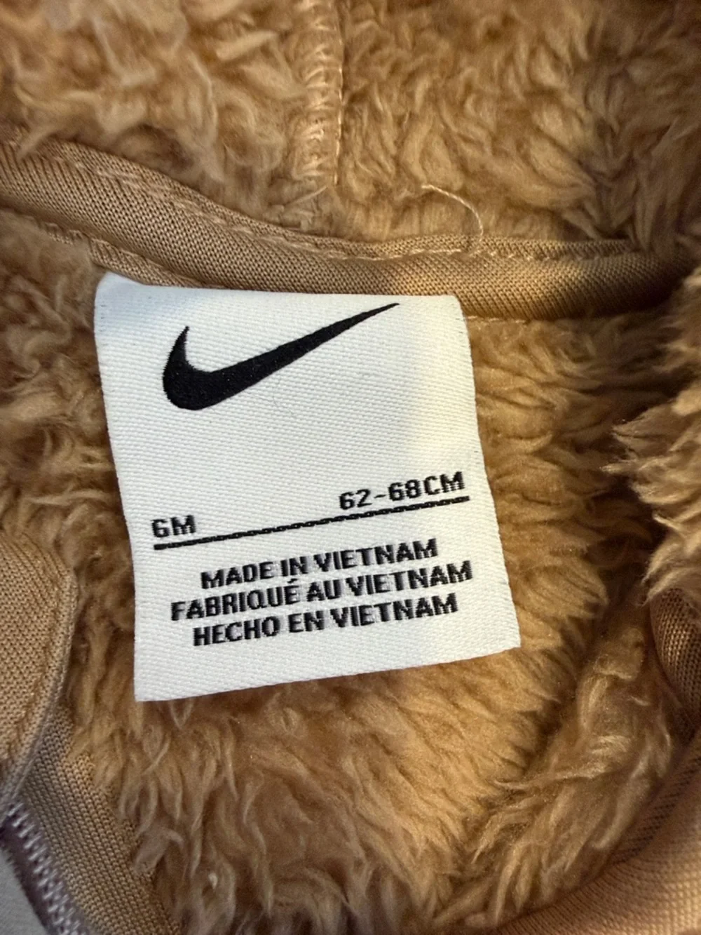 Nike Baby Boys and Girls Hooded Sherpa Coverall Size 6 Months - C39-068
